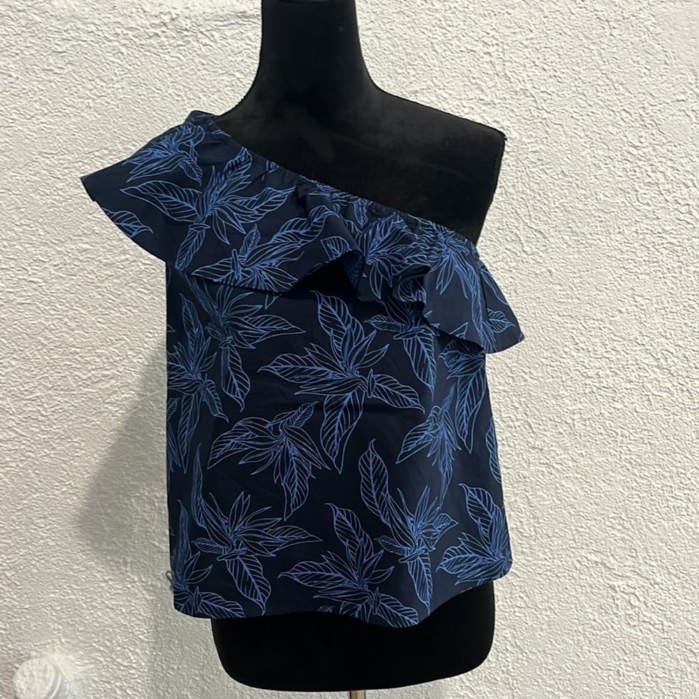Banana Republic Blue Floral Blouse Women’s | New With Tags Lightweight Top